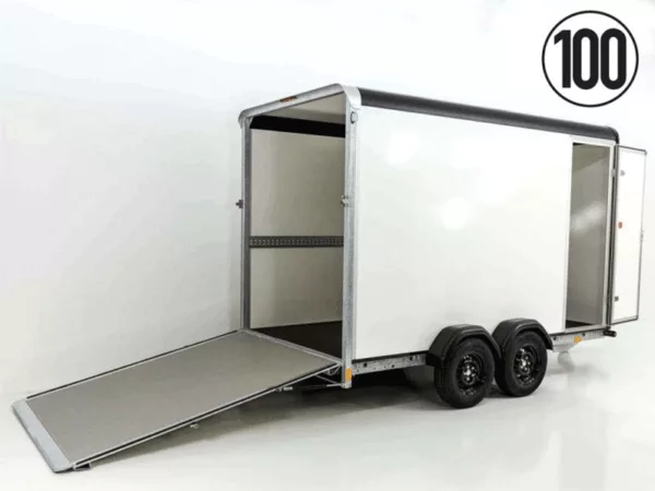 Henra Kofferanhänger Boxvan black  H:190 2,7t|Rampe Türe