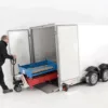 Vezeko Koffer-Absenkanhänger  Höhe:210cm 2,7t|weiß