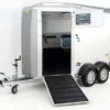 Humbaur Pferdeanhänger Notos Alu 2700 S |silber| Frontausstieg