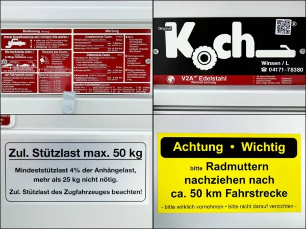 Koch Deckelanhänger 125x250cm Höhe:65cm 1300kg – Bild 9