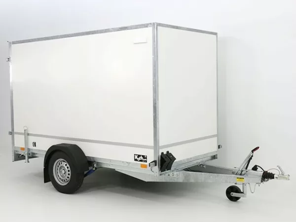 Kofferanhänger BK 146x304cm Höhe:180cm 1,3t|Rampe|Tür – Bild 7
