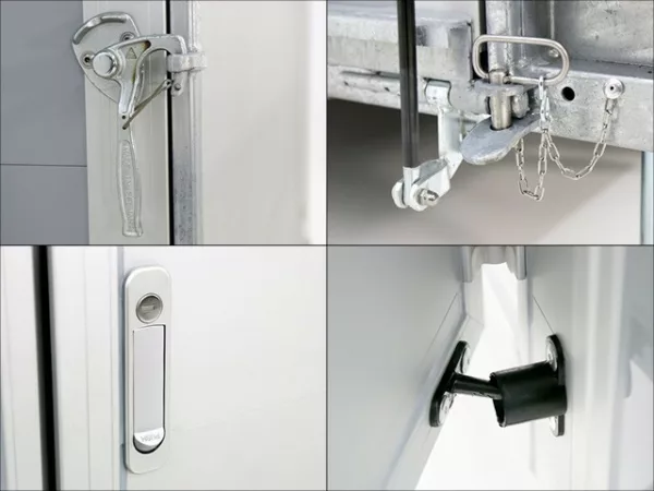 Debon Kofferanhänger Cargo  H:190cm 1,3t|Alu|Polybug|Tür|schwarz – Bild 14