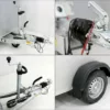 Debon Kofferanhänger Cargo  H:190cm 1,3t|Alu|Polybug|Tür|schwarz – Bild 13