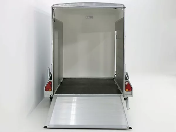 Debon Kofferanhänger Cargo  H:190cm 1,3t|Alu|Polybug|Tür|schwarz – Bild 7