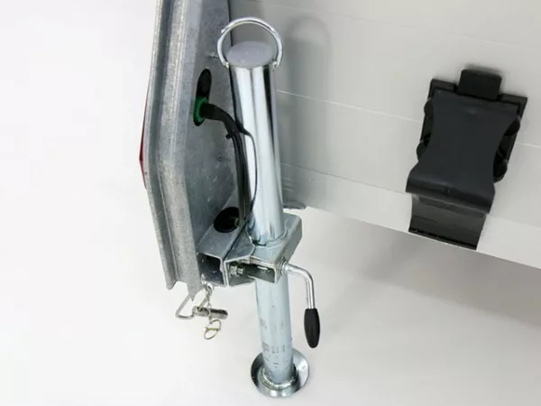 Debon Kofferanhänger Cargo  H:190cm 1,3t|Alu|Polybug|Tür|schwarz – Bild 16