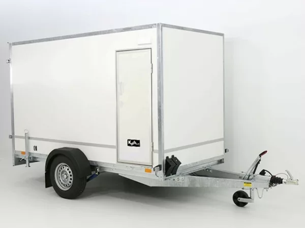 Kofferanhänger BK 146x304cm Höhe:180cm 1,3t|Rampe|Tür – Bild 3