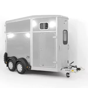 Ifor Williams Pferdeanhänger HB506|Sattelkammer|Silber