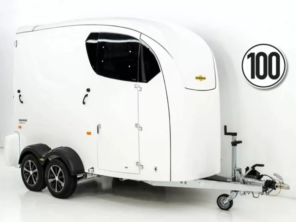 Humbaur Pferdeanhänger Maximus 2700 S|weiß|Schraubfederfahrwerk