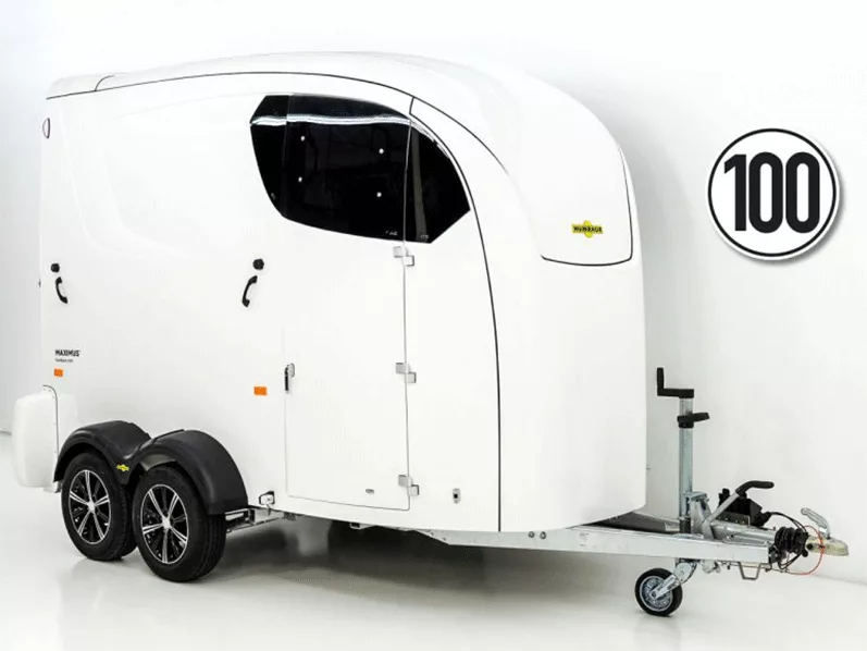 Humbaur Pferdeanhänger Maximus 2700 S|weiß|Schraubfederfahrwerk