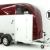 Humbaur Pferdeanhänger XANTHOS AERO 2400|purple red|Alufelgen