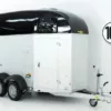 Humbaur Pferdeanhänger Equitos 2000| schwarz|Aluboden