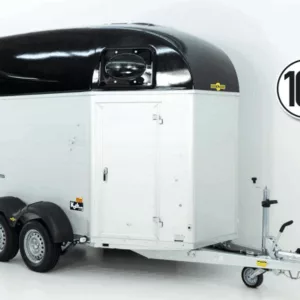 Humbaur Pferdeanhänger Equitos 2000| schwarz|Aluboden