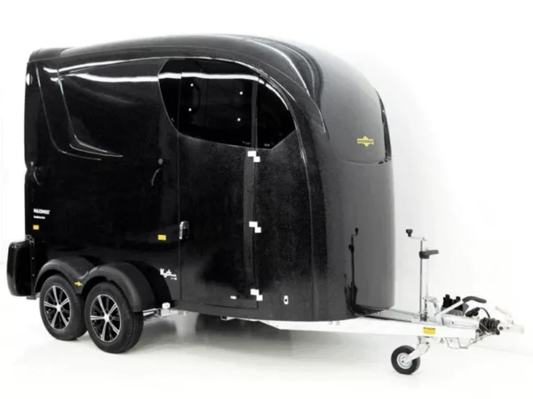 Humbaur Pferdeanhänger Maximus 2700 S|schwarz|Sattelkammer|