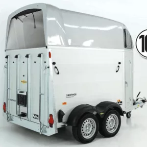Humbaur Pferdeanhänger XANTHOS 2400|silber