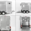 Ifor Williams Pferdeanhänger HB506|Sattelkammer|Silber – Bild 12