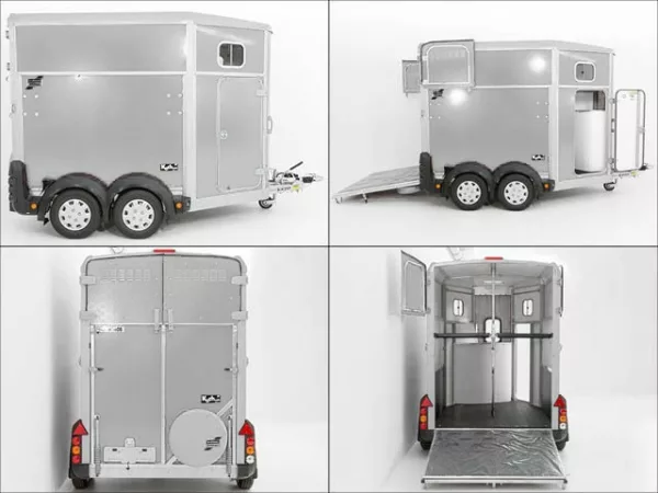 Ifor Williams Pferdeanhänger HB506|Sattelkammer|Silber – Bild 12