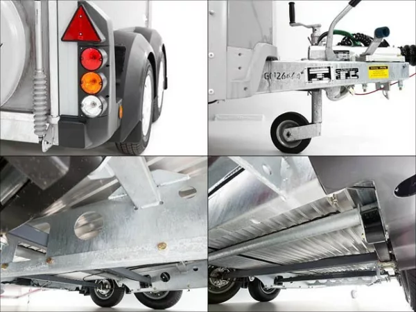 Ifor Williams Pferdeanhänger HB506|Sattelkammer|Silber – Bild 10