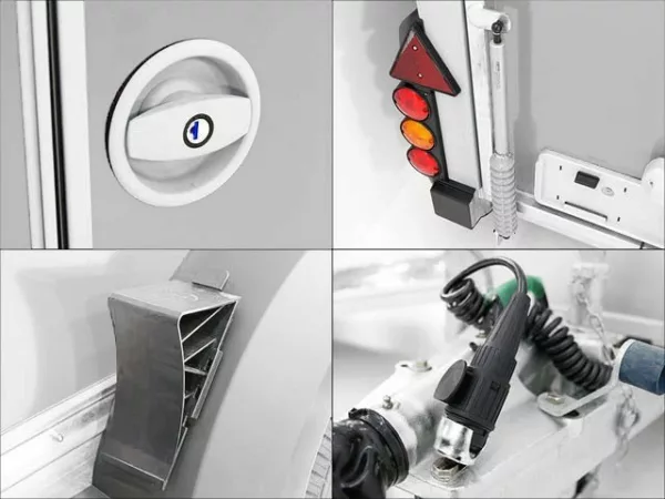 Ifor Williams Pferdeanhänger HB506|Sattelkammer|Silber – Bild 8