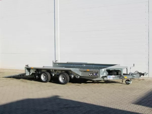 Ifor Williams Baumaschinenanhänger GX126 184x366cm 3,5t|Rampe 1,83 – Bild 3