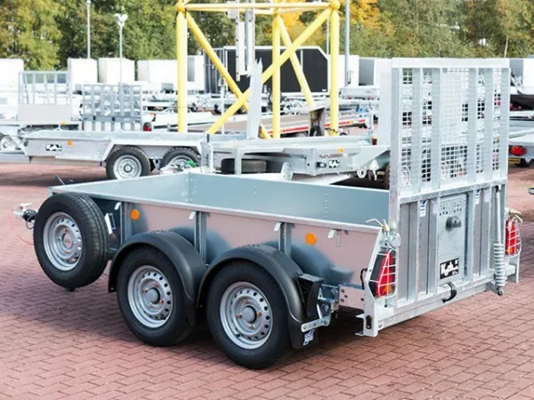 Ifor Williams Baumaschinenanhänger GD 85 158×250 2,7t|Rampe – Bild 4