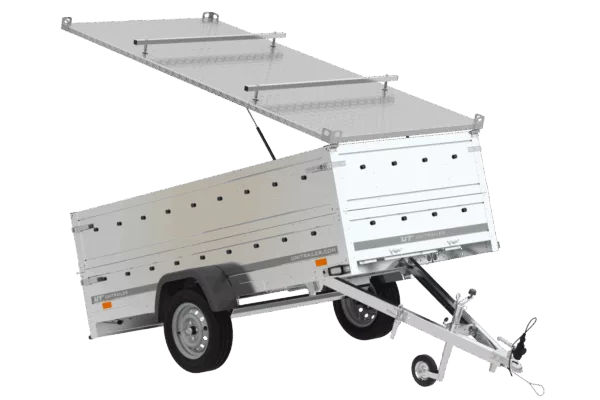 Anhänger GARDEN TRAILER 264 KIPP mit Bordwandaufsatz und Aludeckel – Bild 2