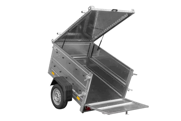 Einachsanhänger 150×106 UNITRAILER GARDEN 150 KIPP Deckelanhänger – Bild 3