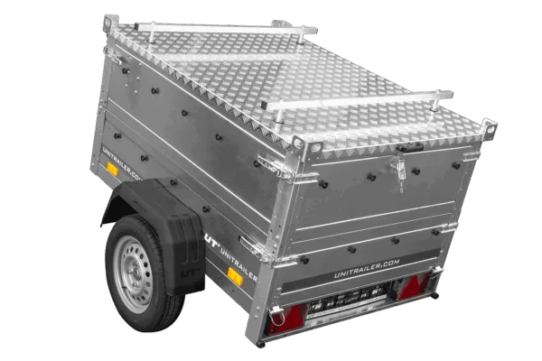 Einachsanhänger 150×106 UNITRAILER GARDEN 150 KIPP Deckelanhänger – Bild 7