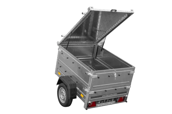 Einachsanhänger 150×106 UNITRAILER GARDEN 150 KIPP Deckelanhänger – Bild 6