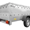 Faltbarer Pkw Anhänger Garden Trailer 230 KIPP mit zusätzlichen Bordwänden, Stützrad, Flachplane und Planenträgern] – Bild 6