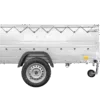 Faltbarer Pkw Anhänger Garden Trailer 230 KIPP mit zusätzlichen Bordwänden, Stützrad, Flachplane und Planenträgern] – Bild 7