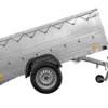 Faltbarer Pkw Anhänger Garden Trailer 230 KIPP mit zusätzlichen Bordwänden, Stützrad, Flachplane und Planenträgern] – Bild 4