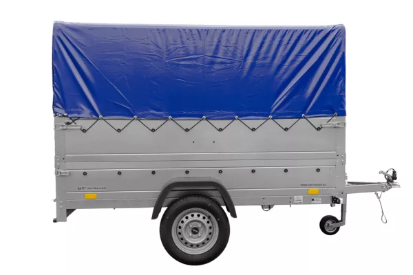 Führerschein B Anhänger GARDEN TRAILER 230 KIPP mit Stützrad, zusätzlichen Bordwänden, Hochplane und Hochspriegel H800 – Bild 2