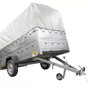 Kfz Anhänger mit Plane GARDEN TRAILER 264 KIPP [mit Stützrad, zusätzlichen Bordwänden, Hochplane und Hochspriegel]