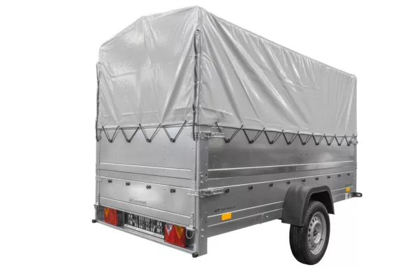 Kfz Anhänger mit Plane GARDEN TRAILER 264 KIPP [mit Stützrad, zusätzlichen Bordwänden, Hochplane und Hochspriegel] – Bild 6