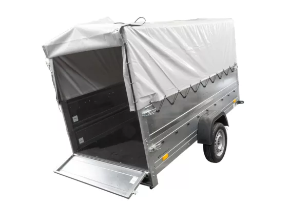 Kfz Anhänger mit Plane GARDEN TRAILER 264 KIPP [mit Stützrad, zusätzlichen Bordwänden, Hochplane und Hochspriegel] – Bild 7